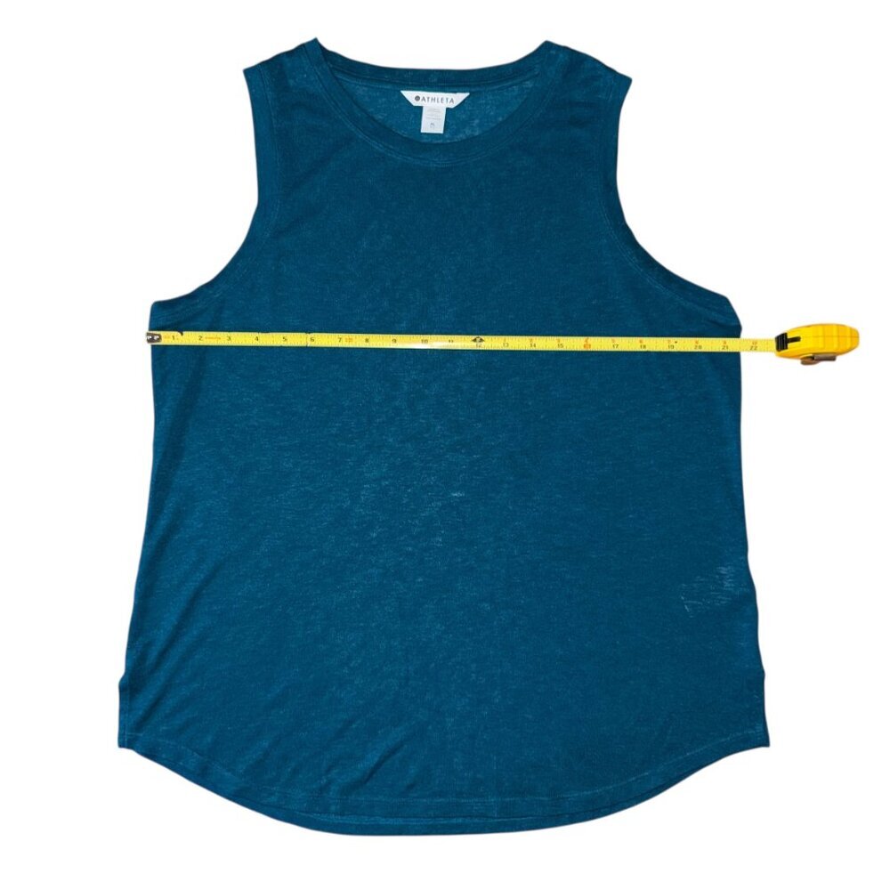 Athleta Breezy Tank Coastal Teal Womens Size XL - Picture 3 of 8